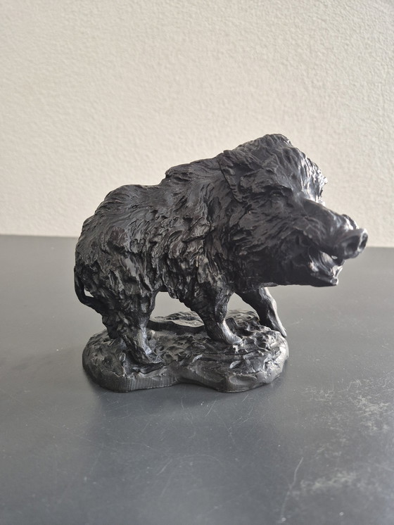 Image 1 of Wild boar Bronze Rien Poortvliet