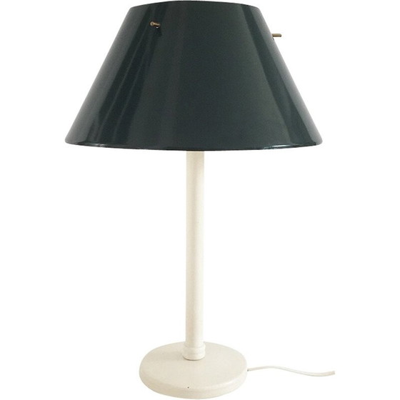 Image 1 of Vintage green metal table lamp by Hans-Agne Jakobsson, Sweden 1960