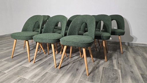 Dining Chairs By Antonin Suman, 1960S, Set Of 12