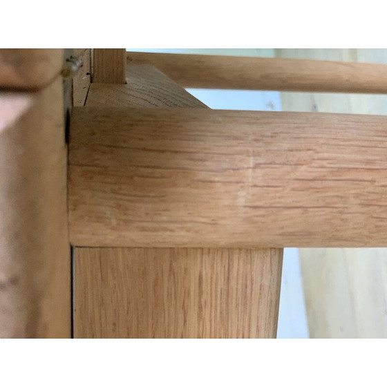 Image 1 of Scandinavian vintage solid oak coffee table by Hans Wegner for Getama, 1981