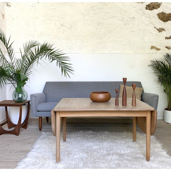 Image 1 of Scandinavian vintage solid oak coffee table by Hans Wegner for Getama, 1981