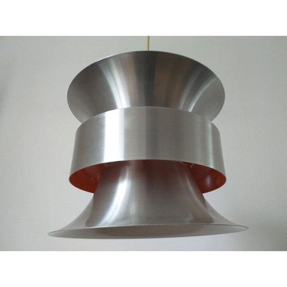 Image 1 of VEB Mettaldrücker Halle Vintage suspension lamp, Sweden 1970