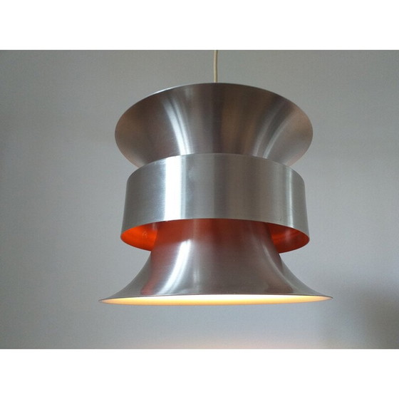 Image 1 of VEB Mettaldrücker Halle Vintage suspension lamp, Sweden 1970