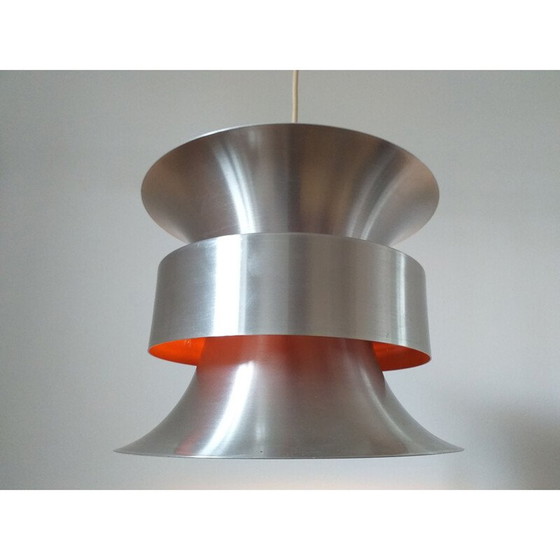 Image 1 of VEB Mettaldrücker Halle Vintage suspension lamp, Sweden 1970