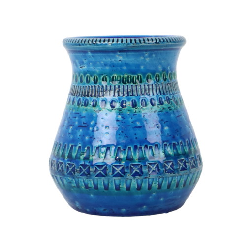 Blue Bitossi Vase Rimini Blue