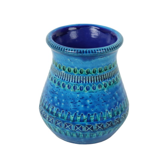 Image 1 of Blue Bitossi Vase Rimini Blue