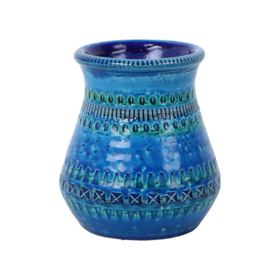 Image 1 of Blue Bitossi Vase Rimini Blue