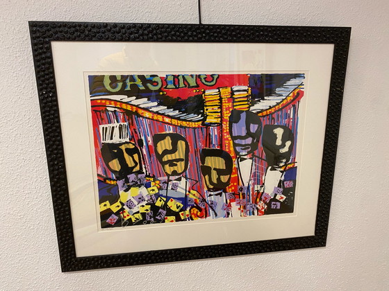 Image 1 of Herman Brood Cassino screen printing