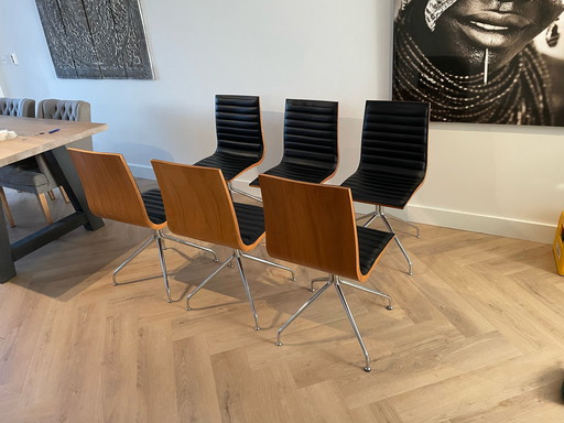 6x chaises Dan-Form Made in denmark