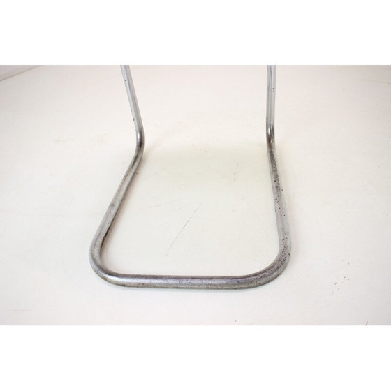 Image 1 of Vintage Bauhaus chrome armchair by Rudolf Vichr Prag, Czechoslovakia 1930s