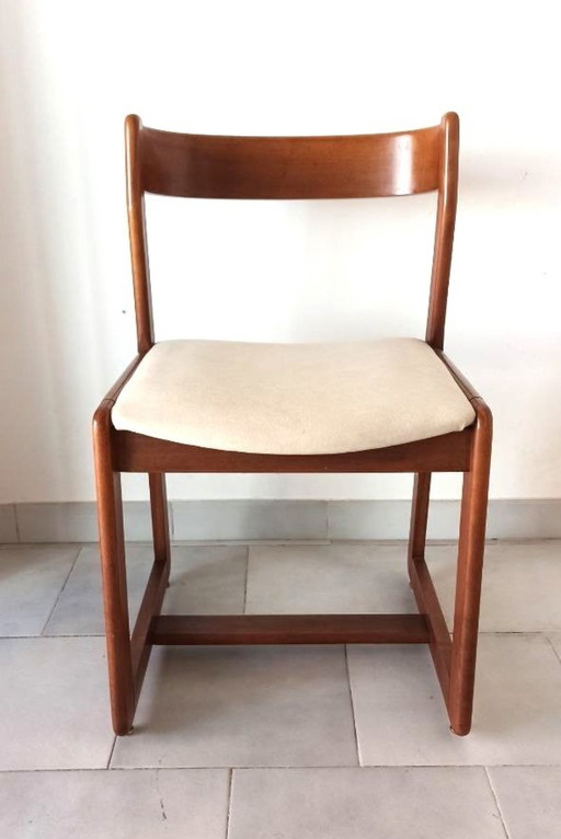 6 60's design chairs