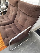 Space age Tubular frame 2 seater sofa