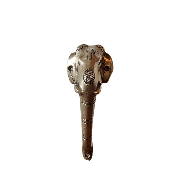 Image 1 of Brass handle elephant India