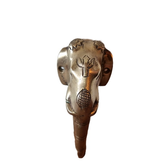 Image 1 of Brass handle elephant India