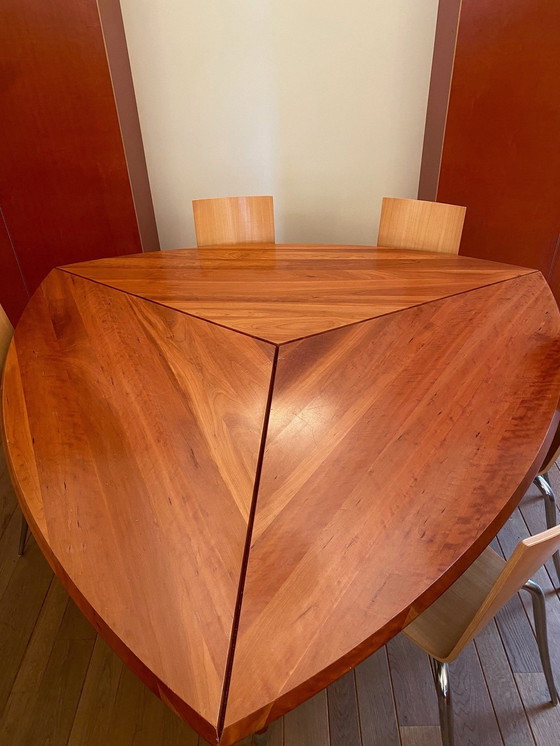 Image 1 of Triangular Dining Table, Rob Lagrouw, Dutch Art Design, Rotterdam