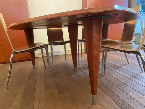 Image 1 of Triangular Dining Table, Rob Lagrouw, Dutch Art Design, Rotterdam