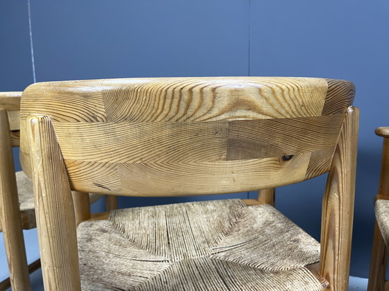 Image 1 of Rainer Daumiller pine wood dining chairs for Hirtshals Savvaerk - set of 4 - 1970s