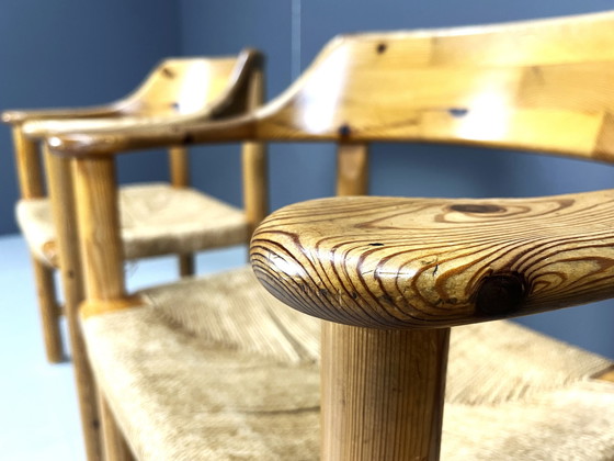 Image 1 of Rainer Daumiller pine wood dining chairs for Hirtshals Savvaerk - set of 4 - 1970s