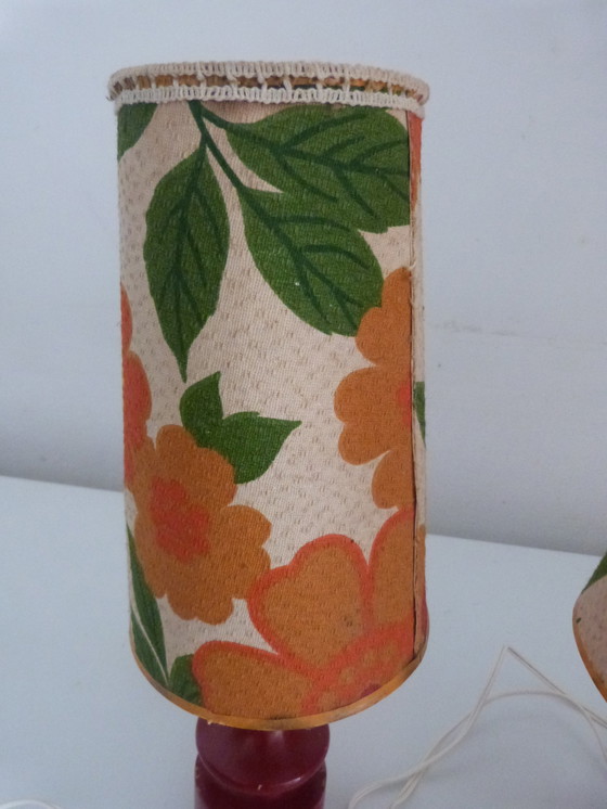 Image 1 of 2x Lampe à poser lampe de chevet vintage kitsch