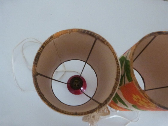 Image 1 of 2x Lampe à poser lampe de chevet vintage kitsch