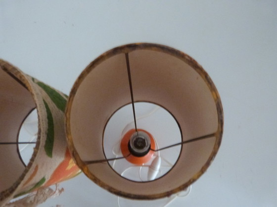 Image 1 of 2x Lampada da tavolo kitsch vintage e lampada da comodino