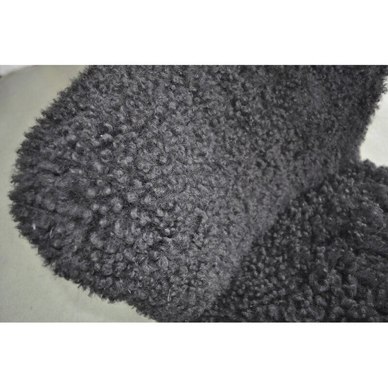 Image 1 of Vintage sheepskin Cocktail Club chair, 1960
