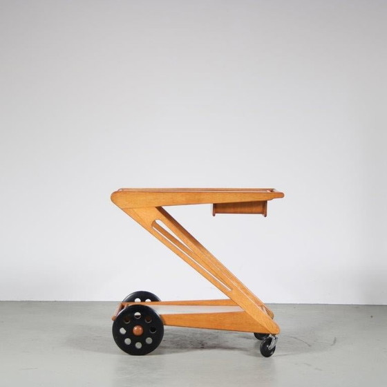 Image 1 of Cees Braakman "Mobilo PE03" Trolley for Pastoe, Netherlands 1950