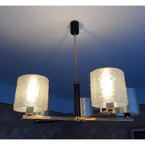 Image 1 of Vintage chandelier by Maison Arlus, 1950