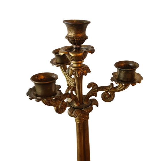 Image 1 of Vintage 4 light candelabra