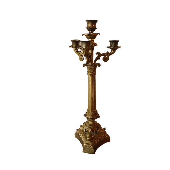 Image 1 of Vintage 4 light candelabra