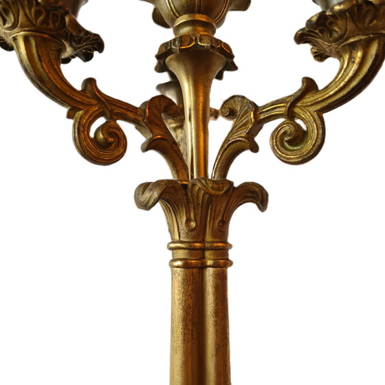 Image 1 of Candélabre vintage à 4 lumières