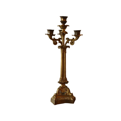 Candélabre vintage à 4 lumières