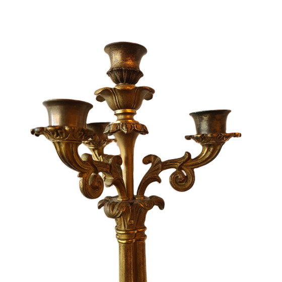 Image 1 of Vintage 4 light candelabra