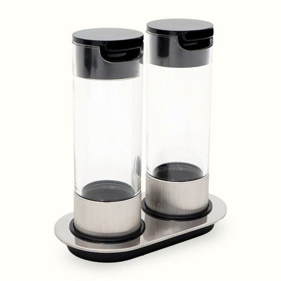Image 1 of Vintage cylindrical oil and vinegar set by Studio Opi for Cini and Nils, 1970s