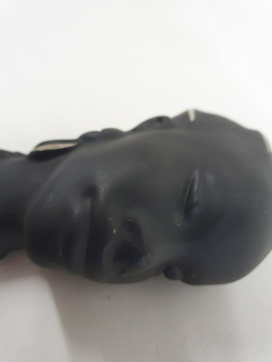 Image 1 of Ceramic woman's head by Kroon - L'Ancora , model 305