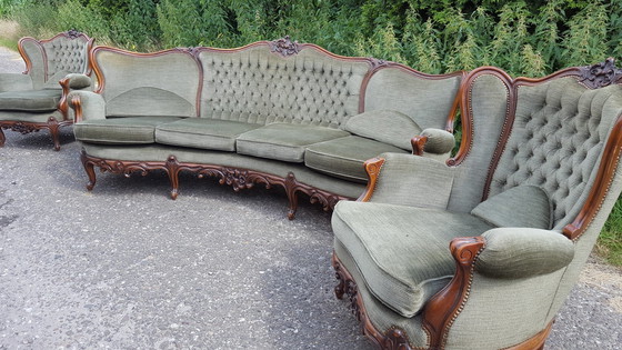 Image 1 of Louis Bench Set Baroque Bench Set