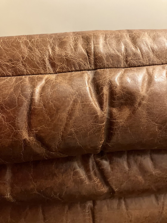 Image 1 of Chaisse Longue Brown Leather Tom Collins