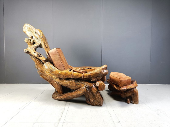 Image 1 of Olive Tree Root Armchair, 1960S