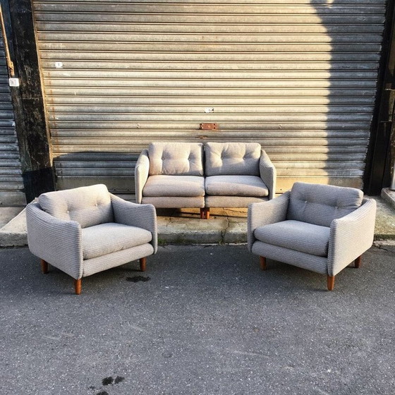 Image 1 of Set of vintage armchairs by Michel Mortier for Steiner, France