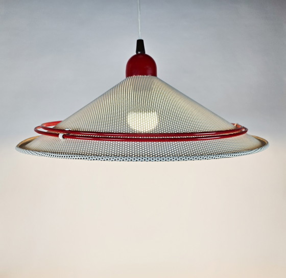 Image 1 of Vintage - Pilastro - metallo - lampada a sospensione - stile Memphis Milano - anni '80