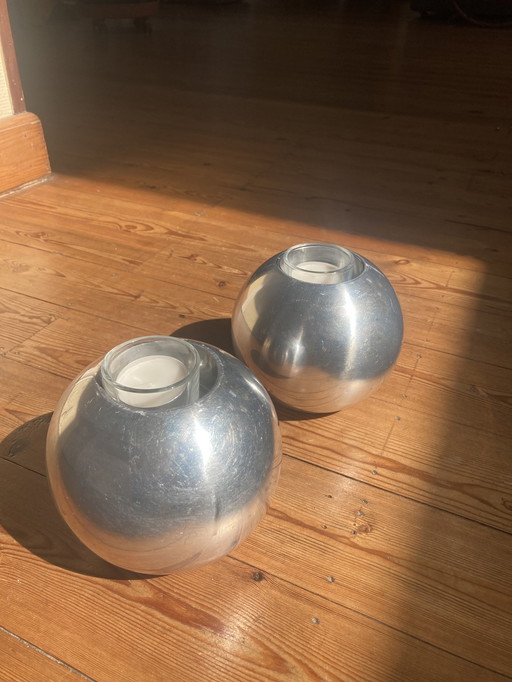 2x Vintage Ikea Nässjö Candle Holders