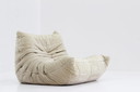 Original Vintage Togo Ligne Roset armchair beige fabric