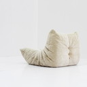 Original Vintage Togo Ligne Roset fauteuil beige tissu