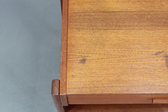 Image 1 of Carrito de costura o mesa auxiliar de teca danesa de la década de 1960