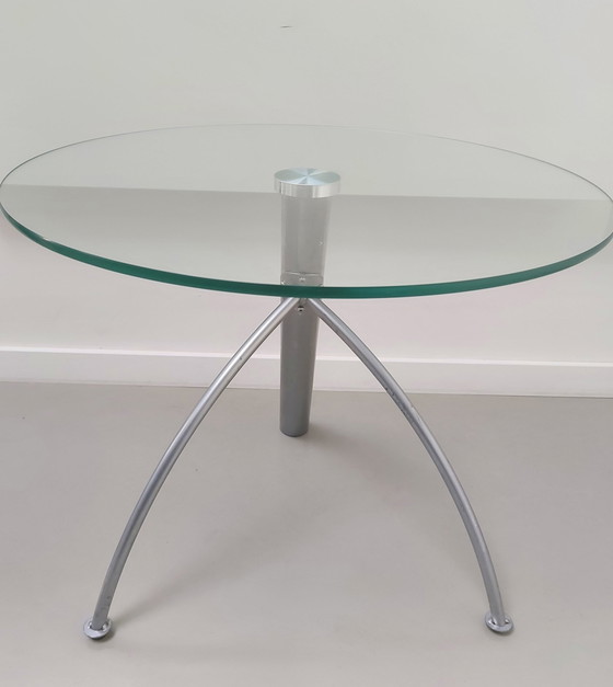 Image 1 of 2X Hard Glass Side Tables