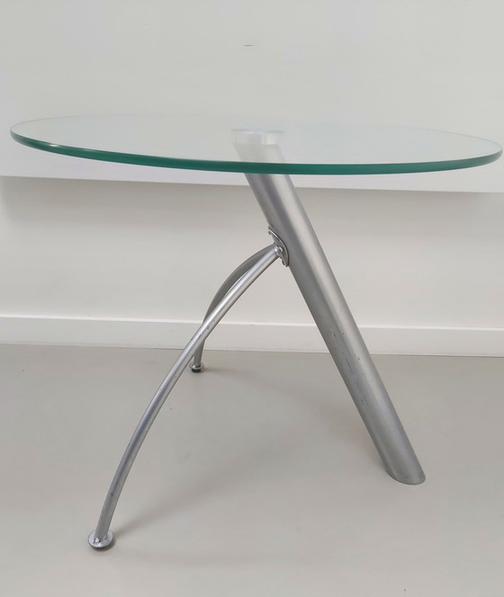 Image 1 of 2X Hard Glass Side Tables