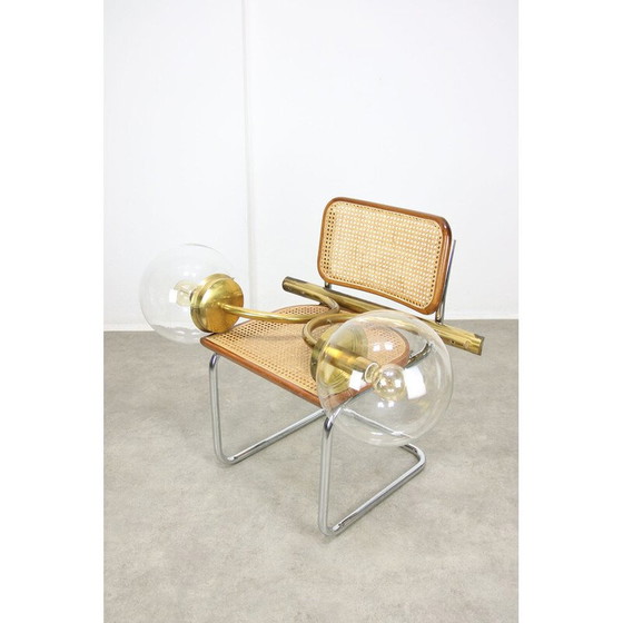 Image 1 of Lampada da parete vintage in ottone, Italia 1960