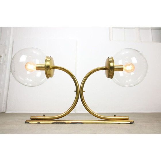 Image 1 of Lampada da parete vintage in ottone, Italia 1960