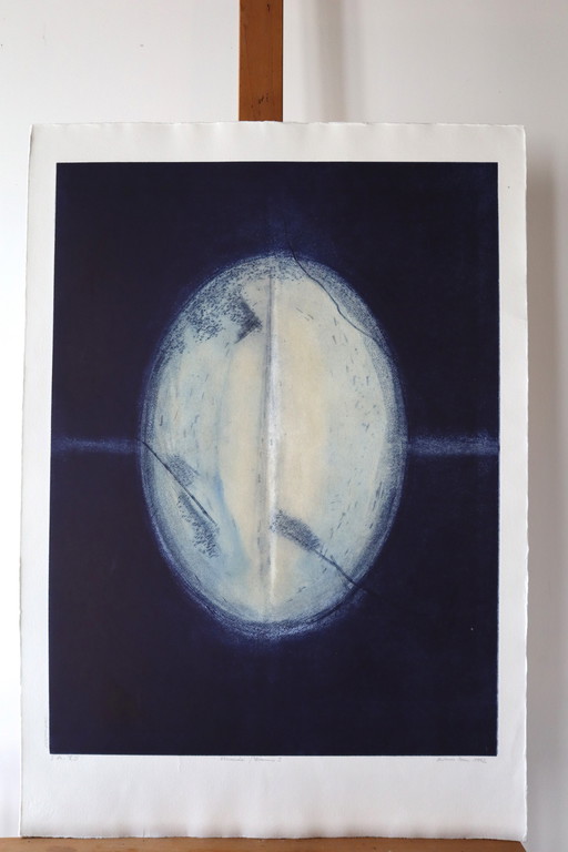 Color etching Antonia Dombrowsky 1992- Color engraving Handmade paper