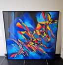 Abstract wall deco